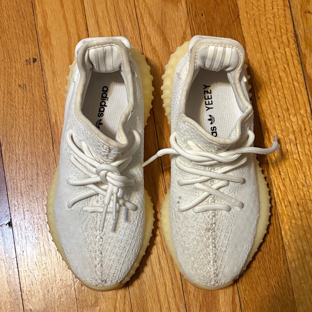 Adidas Yeezy big Kids Sneakers - Cream White US 4 kids women’s 6.5